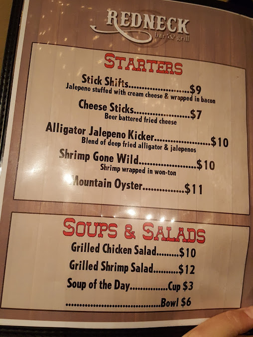 Menu Redneck Bar Grill - 26