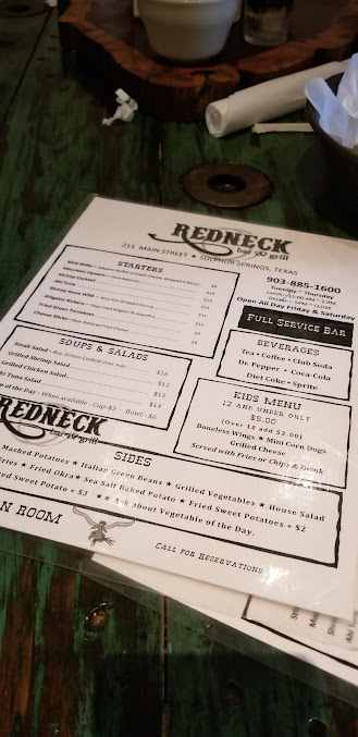 Menu Redneck Bar Grill - 29