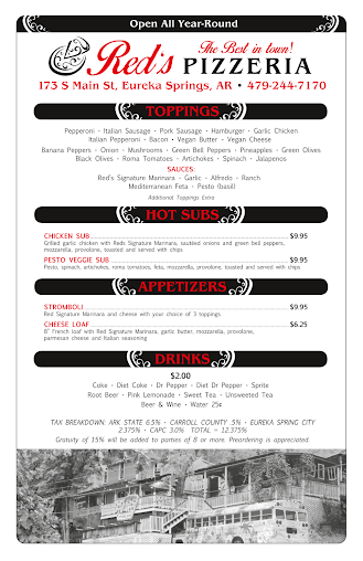 Menu Reds Pizza - 21