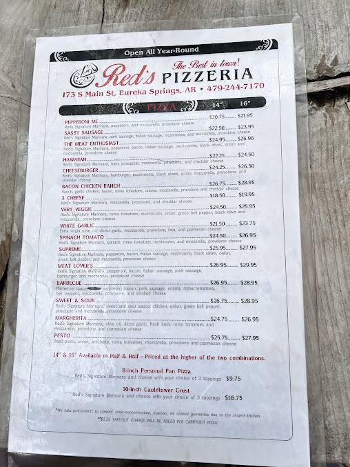 Menu Reds Pizza - 24