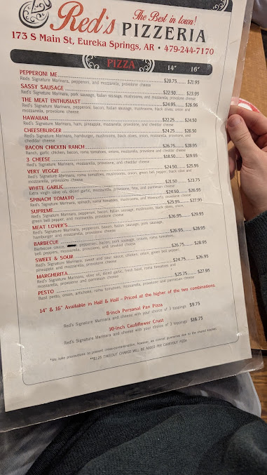 Menu Reds Pizza - 25