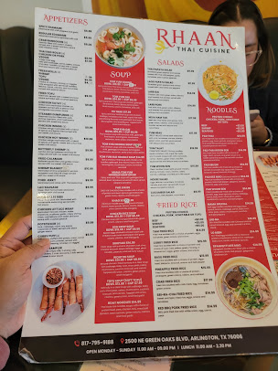 Menu Rhaan Thai Cuisine - 23