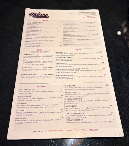 Menu Rhaan Thai Cuisine - 27