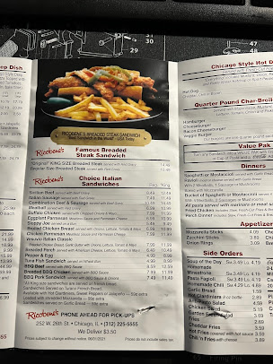 Menu Ricobene's - 29