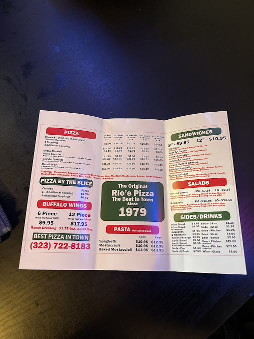 Menu Rios Pizza - 20