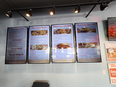 Menu Rise Southern Biscuits & Righteous Chicken - Raleigh Village District - 20