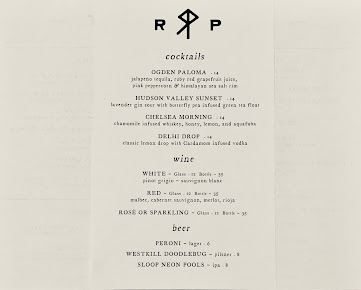 Menu River And Post - 2