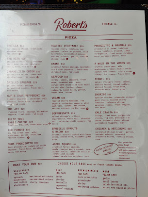 Menu Robert's Pizza And Dough Company - 26