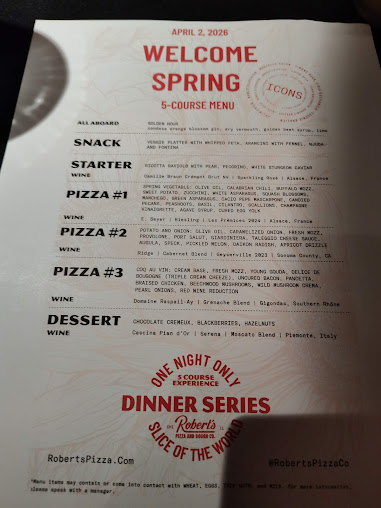 Menu Robert's Pizza And Dough Company - 27