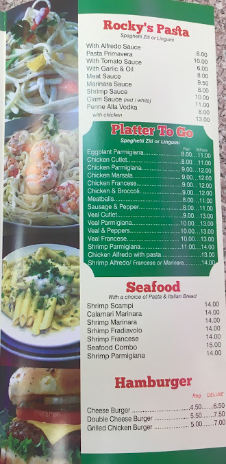 Menu Rocky's Pizzeria & Resturant - 24