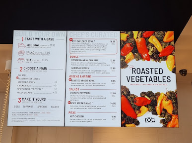 Menu Roti Mediterranean Bowls. Salads. Pitas. - 22