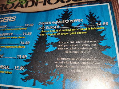 Menu Roxies Roadhouse - 24