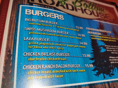 Menu Roxies Roadhouse - 25