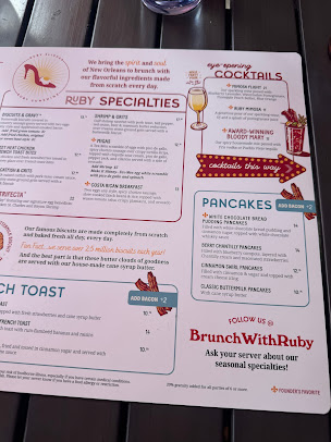 Menu Ruby Sunshine - 26