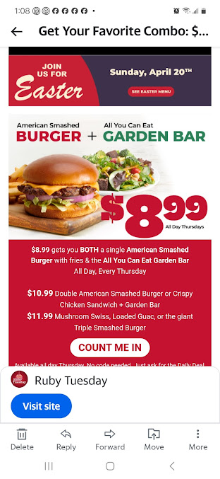 Menu Ruby Tuesday - 22
