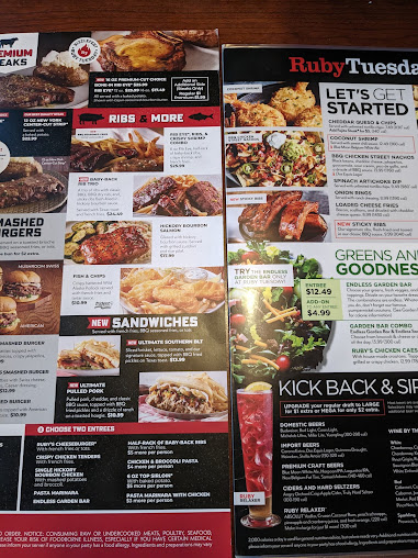 Menu Ruby Tuesday - 24