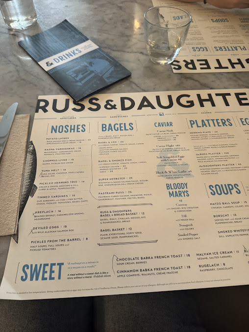 Menu Russ & Daughters Cafe - 27