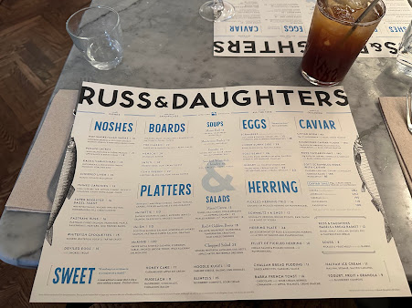 Menu Russ & Daughters Cafe - 29