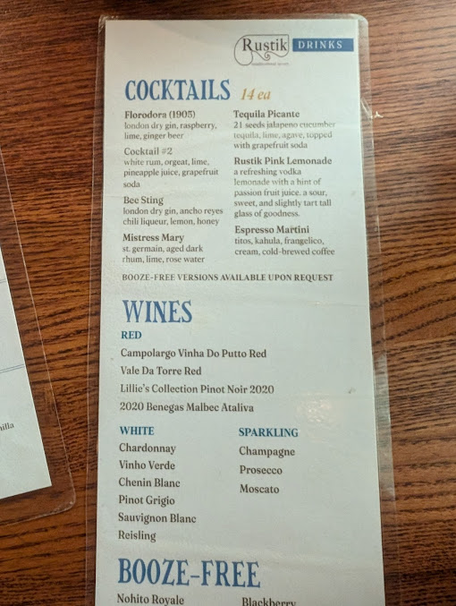 Menu Rustik Tavern - 25
