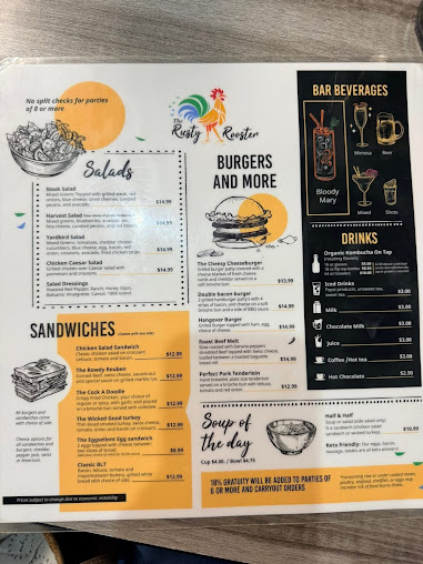 Menu Rusty Rooster - 21