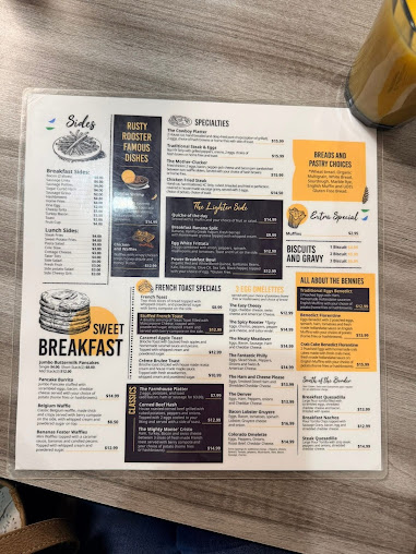 Menu Rusty Rooster - 23