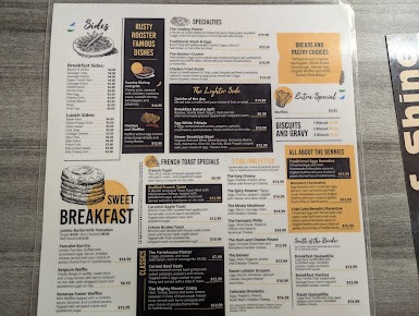 Menu Rusty Rooster - 24