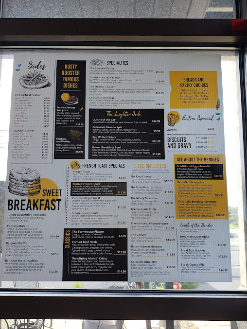 Menu Rusty Rooster - 25