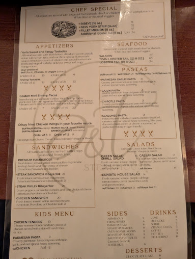Menu S & T Steakhouse - 22