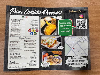 Menu Sabrozon Mexican Food Truck - 28