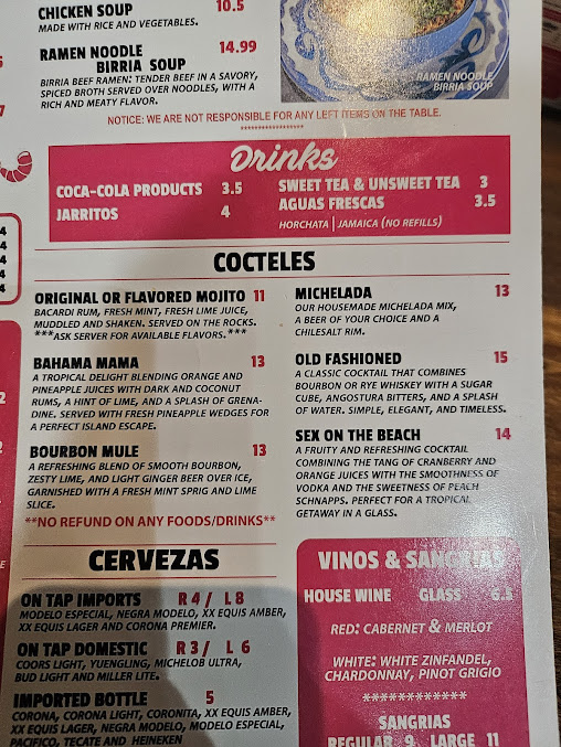 Menu Salsas Cocina Mex Oviedo - 24