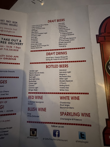 Menu Salty Dog - 19