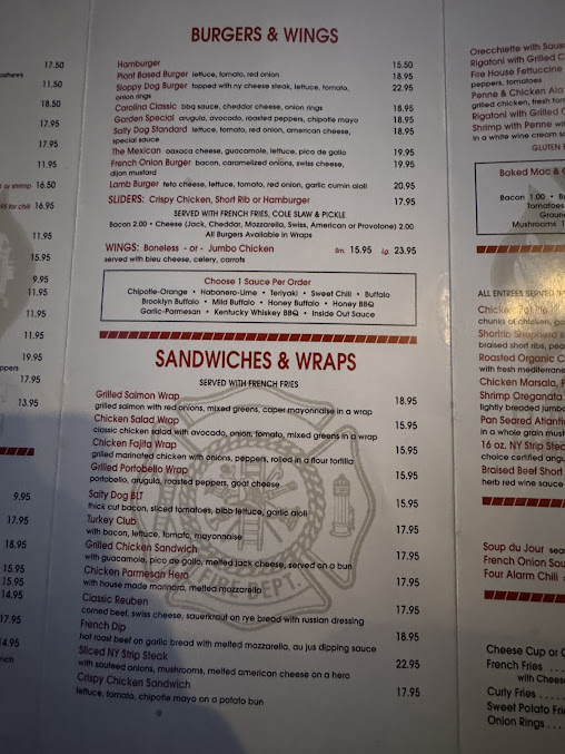 Menu Salty Dog - 21