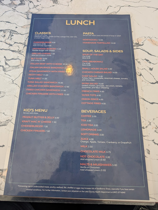 Menu Sandy's - 20