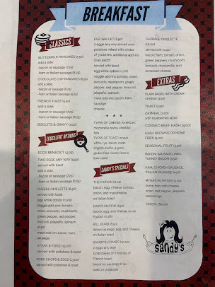 Menu Sandy's - 22