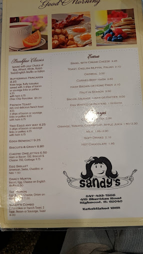 Menu Sandy's - 26