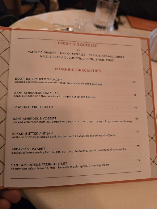 Menu Sant Ambroeus Brookfield - 22