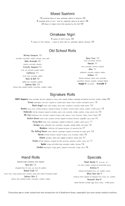Menu Sapporo Sushi Roll - 20