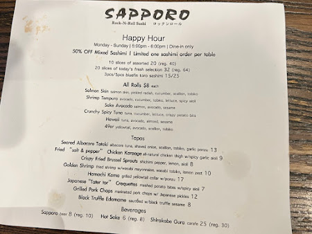 Menu Sapporo Sushi Roll - 24