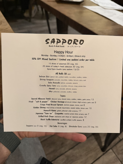 Menu Sapporo Sushi Roll - 29