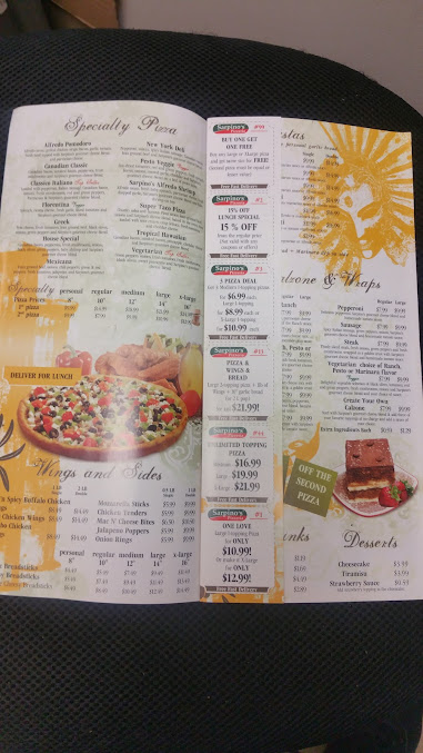 Menu Sarpino's Pizzeria Northbrook - 21