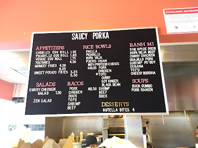 Menu Saucy Porka Hyde Park - 24
