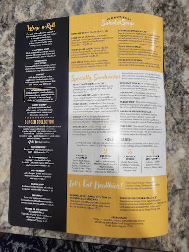 Menu Scrambles Cafe - 22