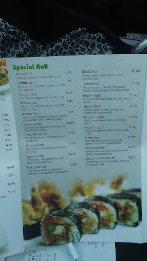 Menu Seasons Hibachi Sushi - 24