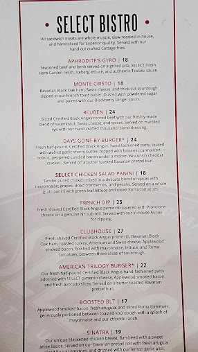 Menu Select Restaurant - 23