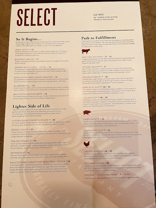 Menu Select Restaurant - 27