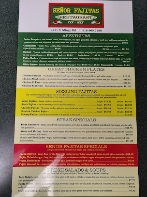 Menu Senor Fajitas - 23