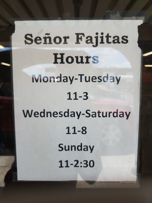 Menu Senor Fajitas - 28