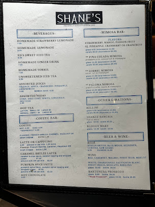 Menu Shane's Brooklyn - 20