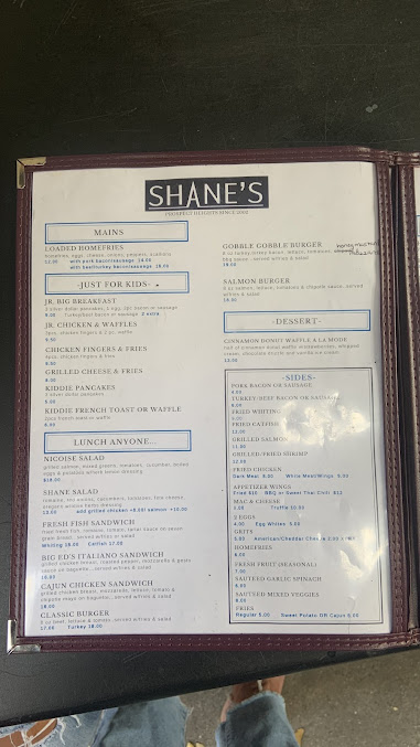 Menu Shane's Brooklyn - 26