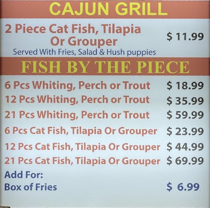 Menu Sharks Fish Chicken Chicago Style - 18